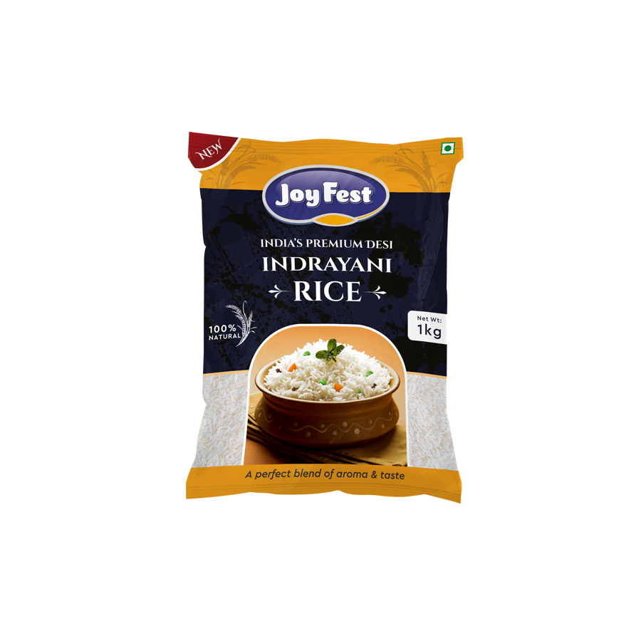 Rentio Joyfest Premium Indrayani Rice - 1kg x 2 | 5kg