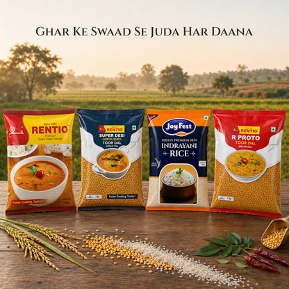 RENTIO R Proto Toor/Arhar Dal - 1kg x 2 | 5kg