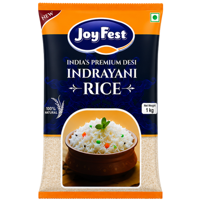 Rentio Joyfest Premium Indrayani Rice - 1kg x 2 | 5kg