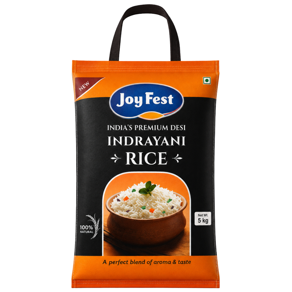Rentio Joyfest Premium Indrayani Rice - 1kg x 2 | 5kg