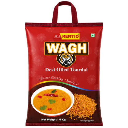 RENTIO Wagh Oiled Toor Dal - 5kg