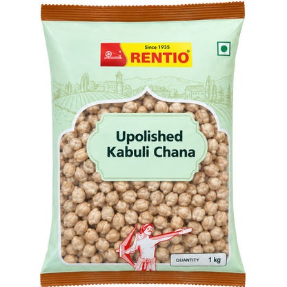 Rentio Kabuli Chana 2kg Unpolished (1kg 2 Packs)