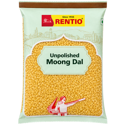Rentio Moong Dal 2kg Unpolished (1kg 2 Packs)