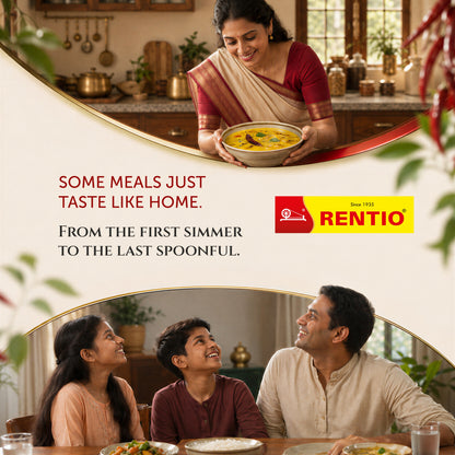 RENTIO Premium Desi Oiled Toor Dal - 1kg x 2 | 2kg | 5kg | 10kg