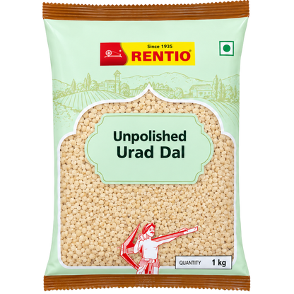 Rentio Urad Dal 2kg Unpolished (1kg 2 Packs)